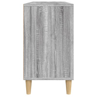 Mobile Lavabo-Armadietto da bagno Grigio Sonoma 80x33x60 cm in Legno Multistrato 469078