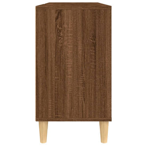 Mobile Lavabo Rovere Marrone 80x33x60 cm in Legno Multistrato