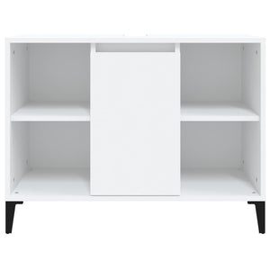 Mobile Lavabo Bianco 80x33x60 cm in Legno Multistrato 821292