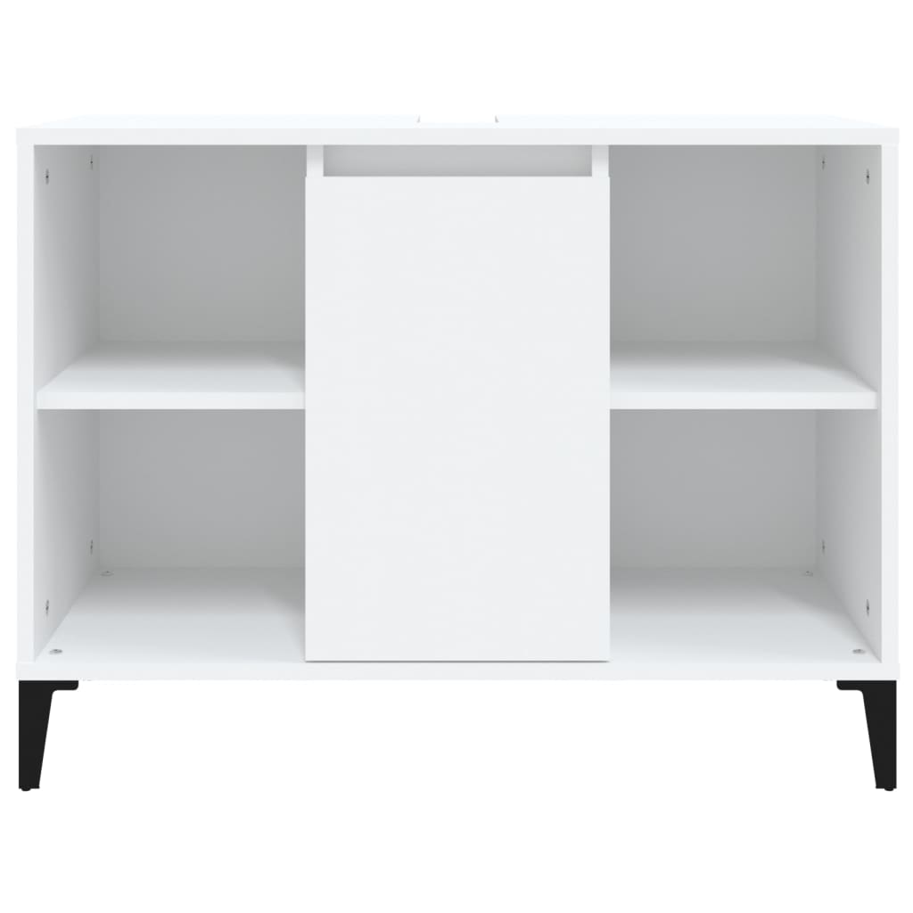 Mobile lavello 80 x 33 x 60 cm multistrato bianco 02_0006808