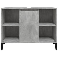 Mobile Lavabo Grigio Cemento 80x33x60 cm in Legno Multistrato 821296