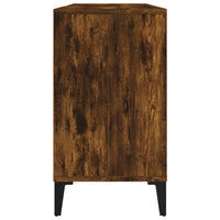 Mobile Lavabo Rovere Fumo 80x33x60 cm in Legno Multistrato 821297