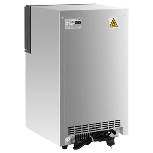 Macchina per Ghiaccio Argento 45 kg / 24 h 153682