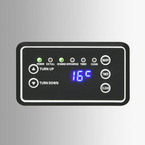 Macchina per Ghiaccio Argento 45 kg / 24 h 153682