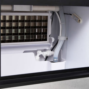 Macchina per Ghiaccio Argento 45 kg / 24 h 153682