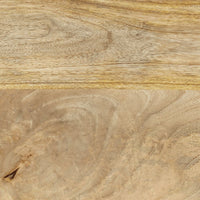 Tavolo Consolle 110x30x75 cm Legno Massello Sbiancato di Mango 351617