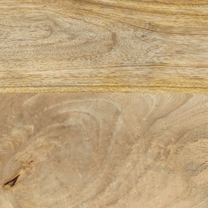 Tavolo Consolle 110x30x75 cm Legno Massello Sbiancato di Mango 351617