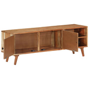 Mobile Porta TV-Mobile per TV-Credenza TV 112x30x40 cm in Legno Massello di Acacia