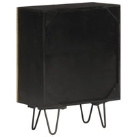 Credenza-Buffet-Armadio da cucina 55x30x75 cm in Legno Massello di Mango