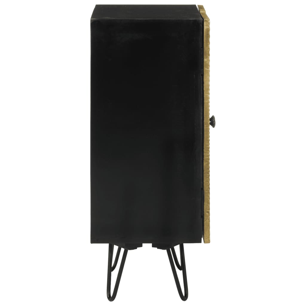 Credenza-Buffet-Armadio da cucina 55x30x75 cm in Legno Massello di Mango