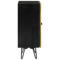 Credenza-Buffet-Armadio da cucina 55x30x75 cm in Legno Massello di Mango