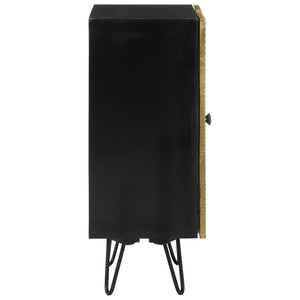 Credenza-Buffet-Armadio da cucina 55x30x75 cm in Legno Massello di Mango