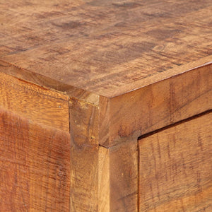 Tavolo Consolle 120x32x80 cm in Legno Massello Grezzo di Acacia 352065