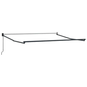 Tenda da Sole Antracite 3,5 x 2,5 m Metallo