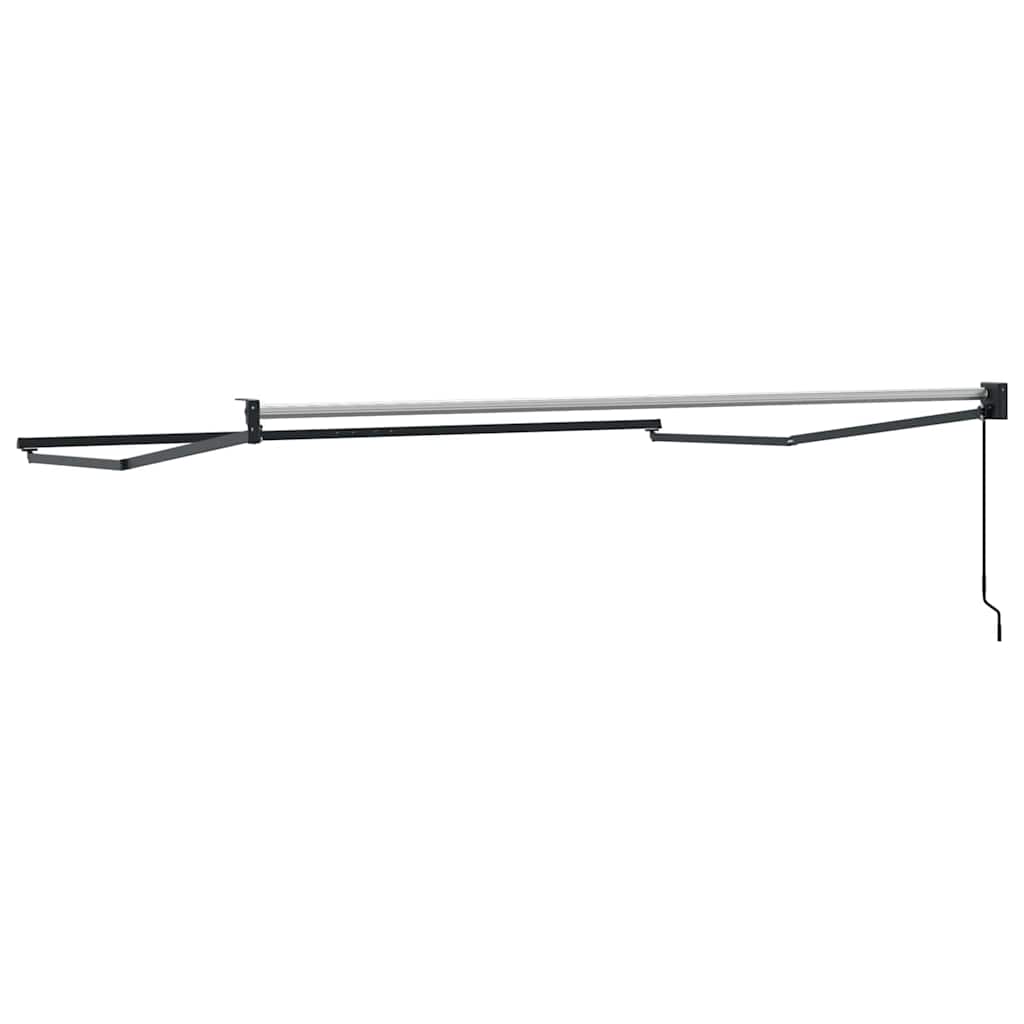 Tenda da Sole Antracite 3,5 x 2,5 m Metallo