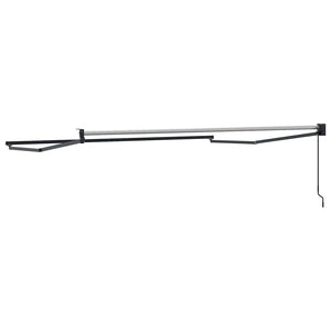 Tenda da Sole Antracite 3,5 x 2,5 m Metallo