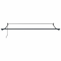 Tenda da Sole Antracite 3,5 x 2,5 m Metallo