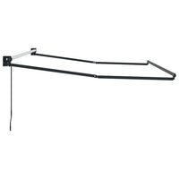 Tenda da Sole Antracite 3,5 x 2,5 m Metallo