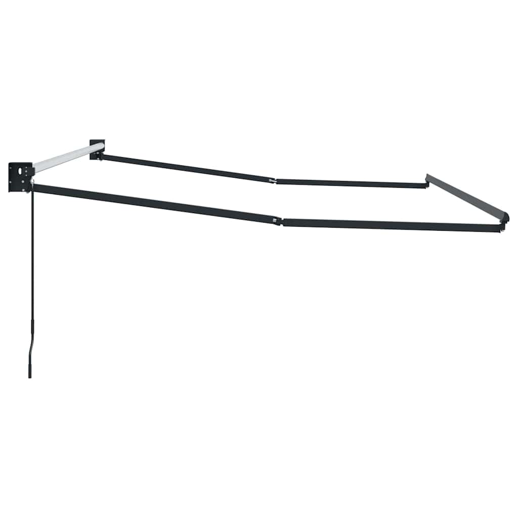 Tenda da Sole Antracite 3,5 x 2,5 m Metallo 362027