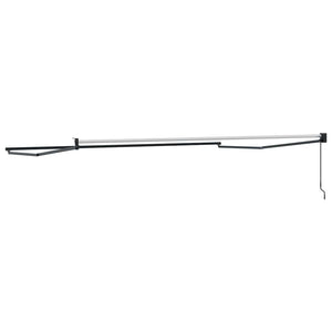 Tenda da Sole Antracite 5 x 3 m Metallo 362030