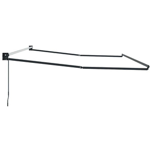 Tenda da Sole Antracite 5 x 3 m Metallo 362030