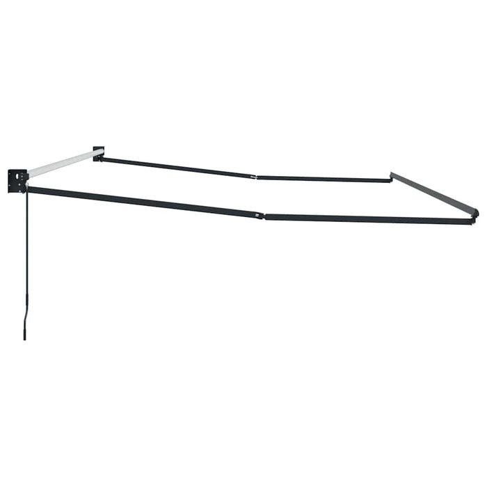 Tenda da Sole Antracite 5 x 3 m Metallo 362030