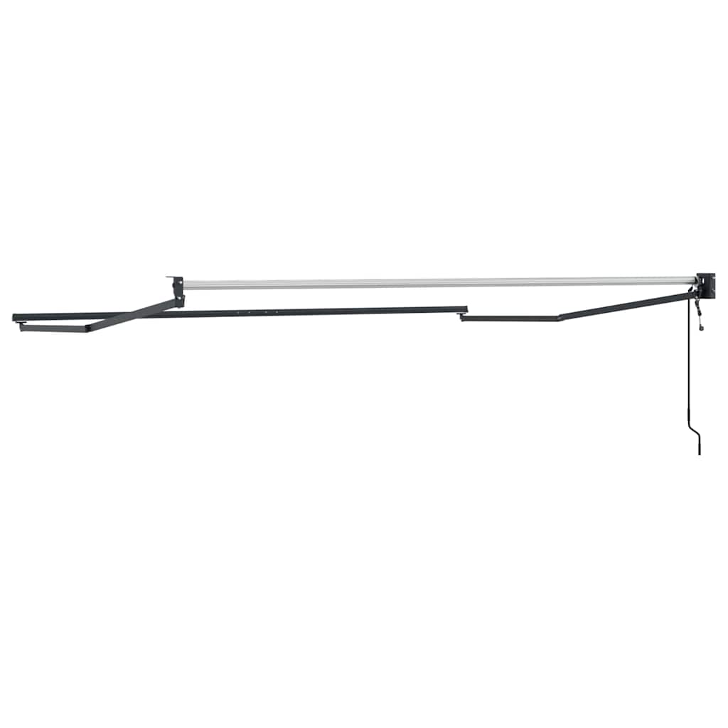 Tenda da Sole Antracite 3 x 2,5 m Metallo