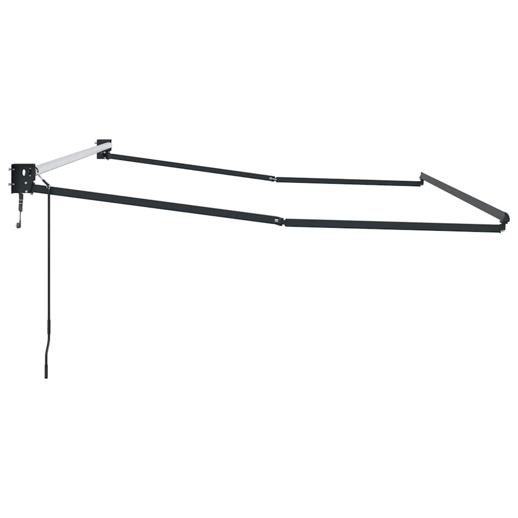 Tenda da Sole Antracite 3 x 2,5 m Metallo