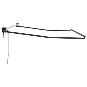 Tenda da Sole Antracite 3 x 2,5 m Metallo