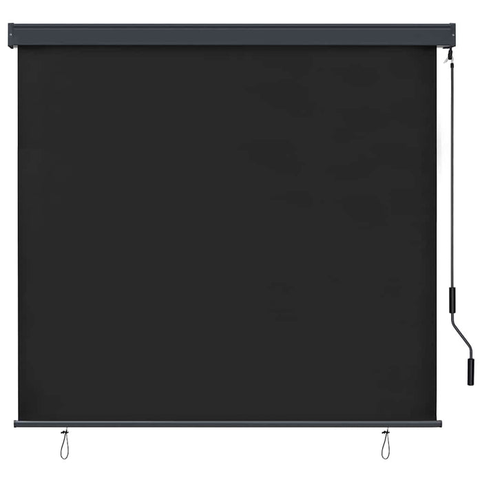 vidaXL Tenda a Rullo Esterna Rigato Antracite 180 x 250 cm Tessuto