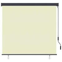 Tenda a Rullo Esterna Rigato Crema 180 x 250 cm Tessuto 362085