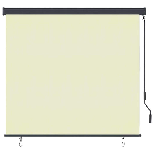 Tenda a Rullo Esterna Rigato Crema 180 x 250 cm Tessuto 362085