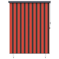 Tenda a Rullo Esterna arancione e marrone 200 x 250 cm Tessuto 362092