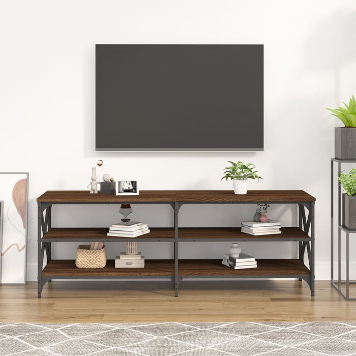 Mobile Porta TV Rovere Marrone 140x40x50cm in Legno Multistratocod mxl 104233