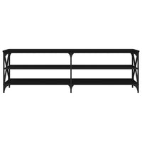 Mobile Porta TV Nero 160x40x50 cm in Legno Multistrato 826729