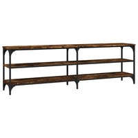 Mobile TV-Credenza per TV-Console TV Rovere Fumo 160x30x50 cm in Legno Multistrato