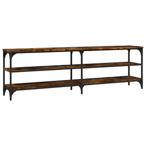 Mobile TV-Credenza per TV-Console TV Rovere Fumo 160x30x50 cm in Legno Multistrato