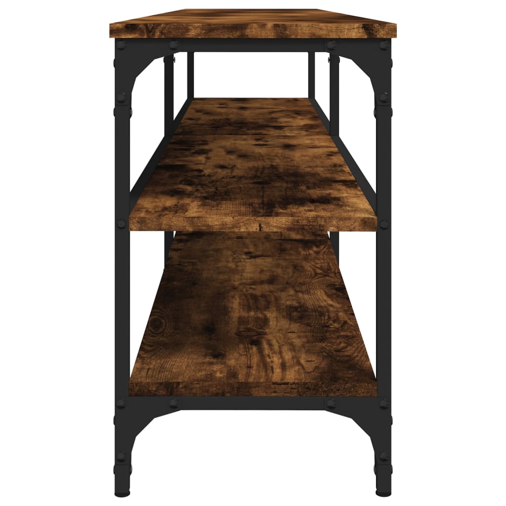 Mobile TV Rovere Fumo 160x30x50 cm in Legno Multistrato 826751