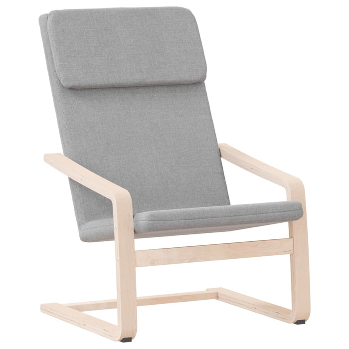 Sedia Relax Grigio Chiaro in Tessutocod mxl 94610