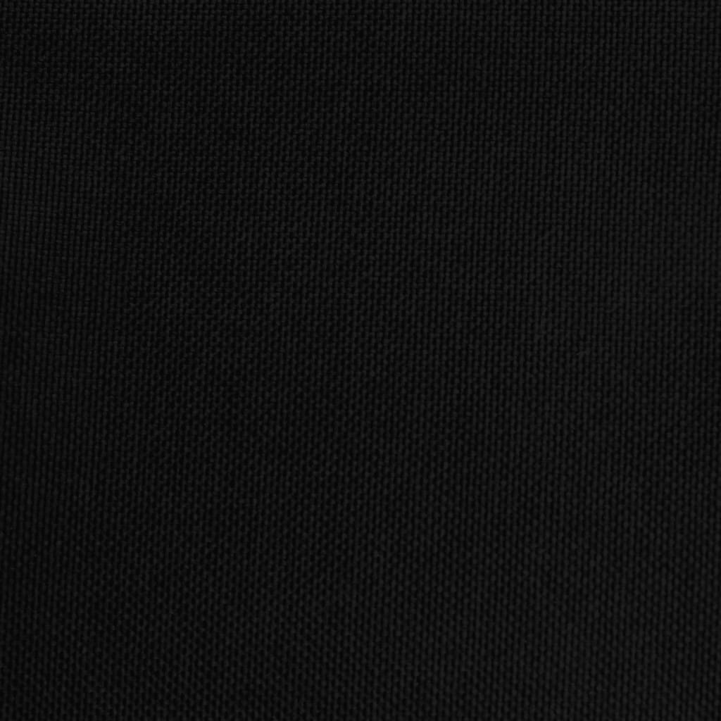 Poggiapiedi Nero 51x41x40 cm in Tessuto 351066