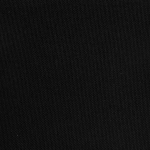 Poggiapiedi Nero 51x41x40 cm in Tessuto