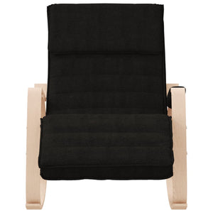 Sedia a Dondolo Nera in Tessutocod mxl 118576