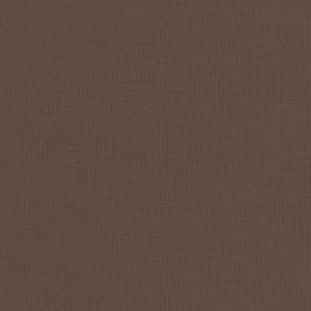 Sedia a Dondolo Marrone Scuro in Tessuto 351078