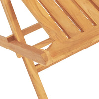 Set da Pranzo per Giardino 5 pz in Legno Massello di Teak 3155003