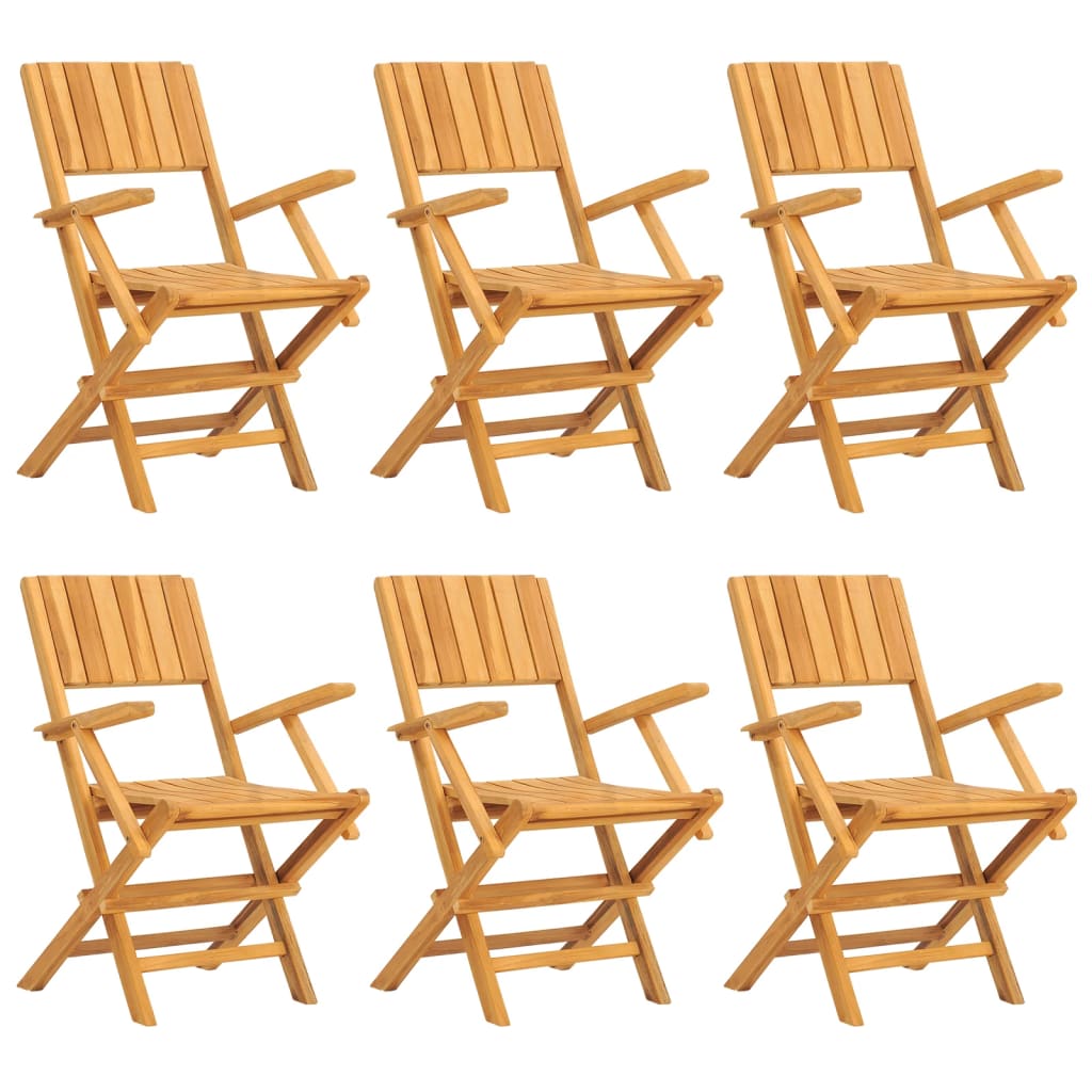 Set da Pranzo da Giardino 7 pz in Legno Massello di Teak 3155010