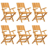 Set da Pranzo da Giardino 7 pz in Legno Massello di Teak 3155010