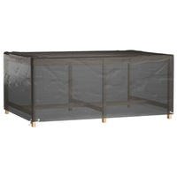 Copri Mobili Giardino 2pz 8 Occhielli-Copertura Mobili da Giardino 180x122x75cm Rettangolare