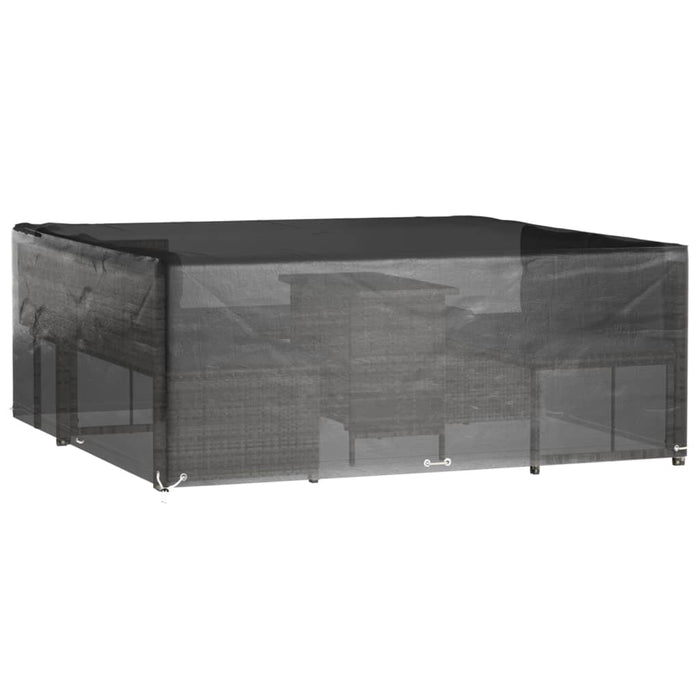 Copri Mobili da Giardino 2pz 16 Occhielli 250x250x90cm Quadrato 3155357