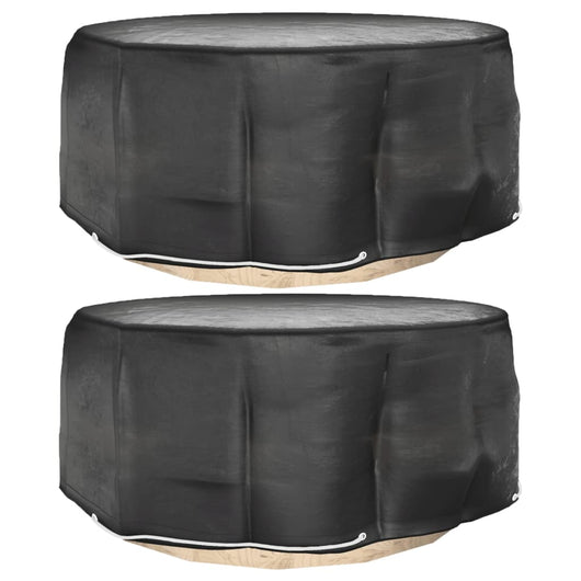 Coperture Mobili da Giardino 2pz 10 Occhielli Ã˜260x90cm Rotondecod mxl 124295