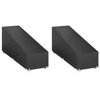 Coperture Sdraio 2pz 12 Occhielli 200x65x35/60 cm Polietilenecod mxl 76382